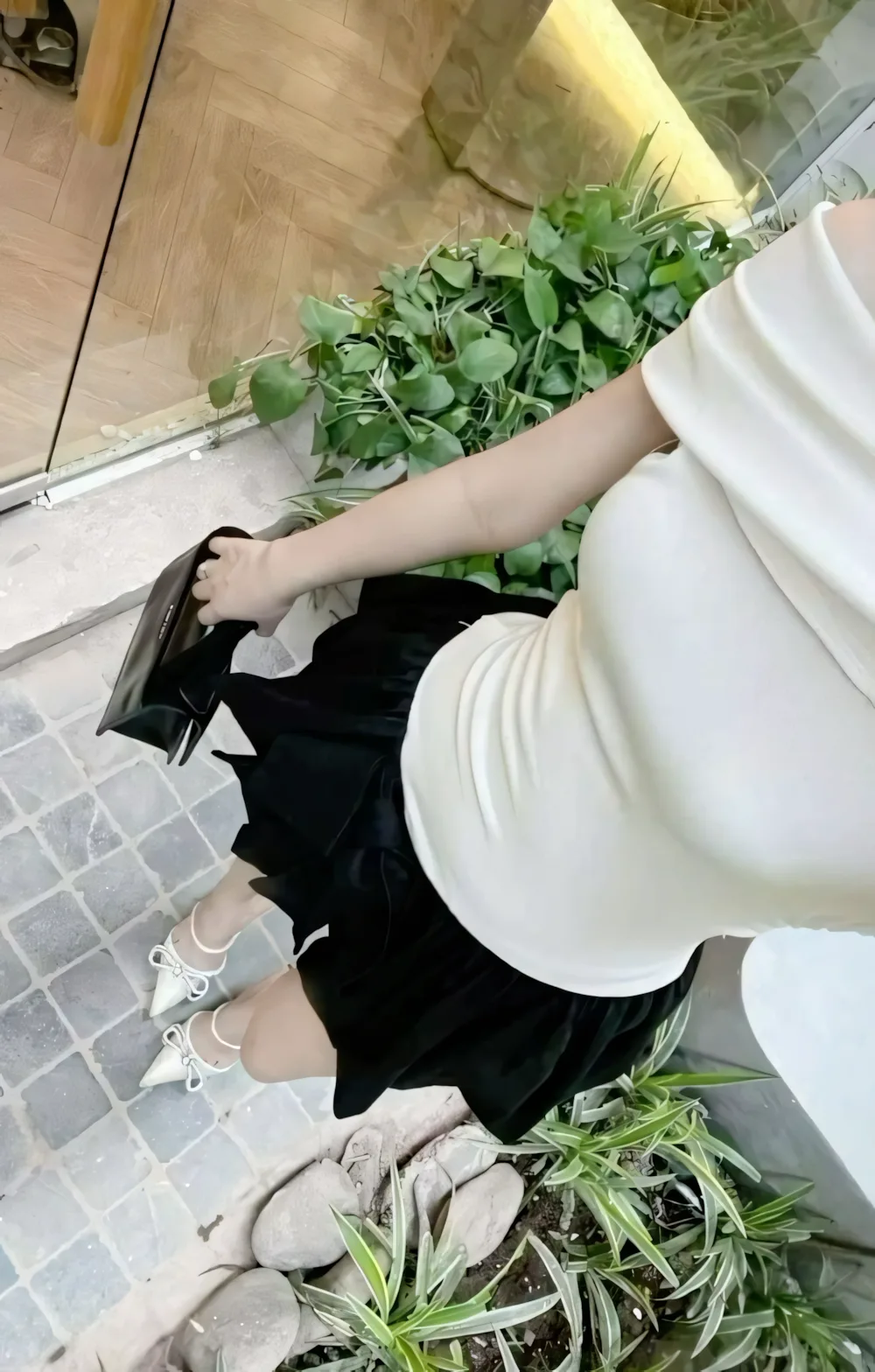 anh gai mac vay sieu ngan 1