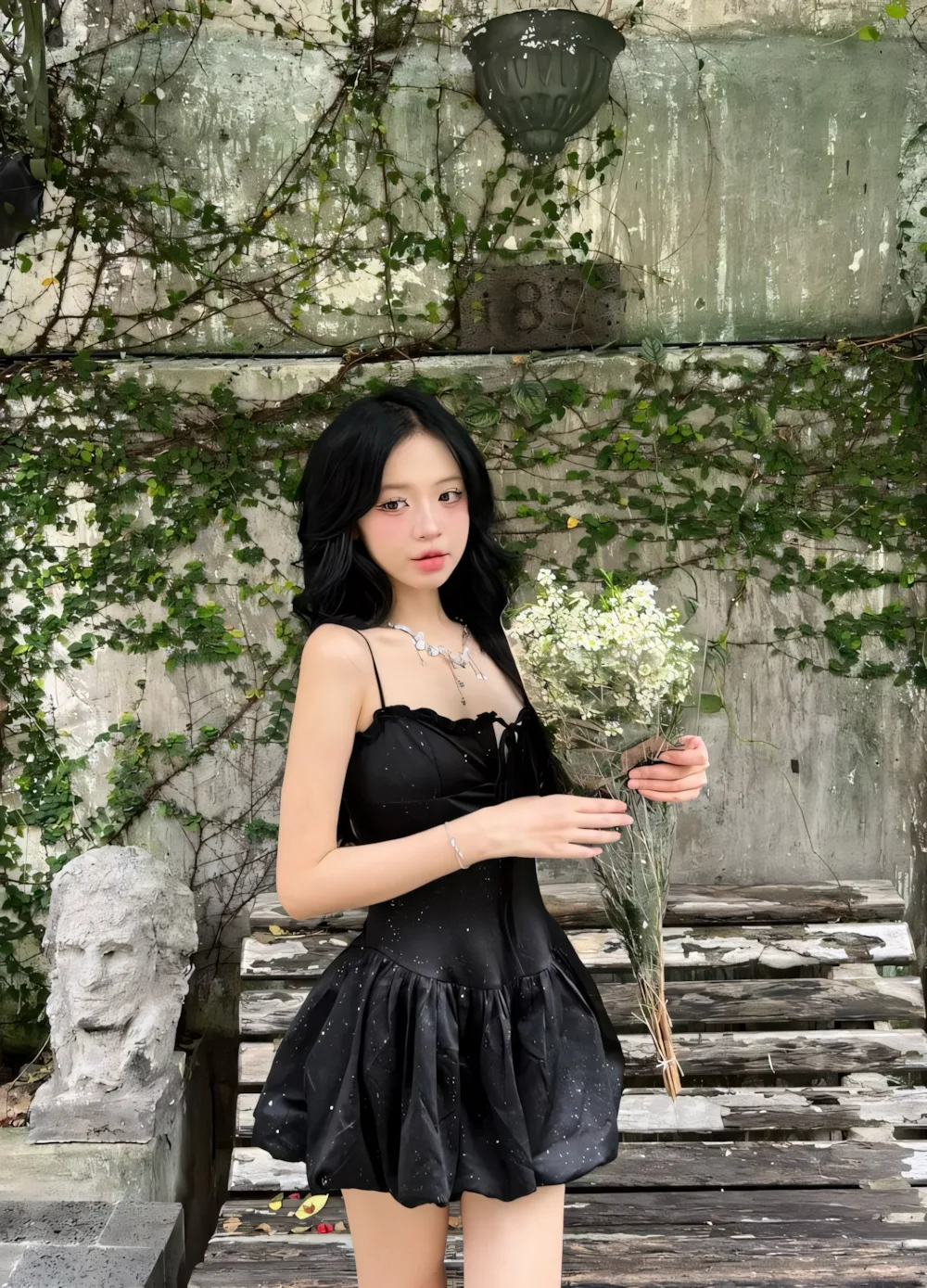 anh gai xinh mac vay xep ly ngan 10