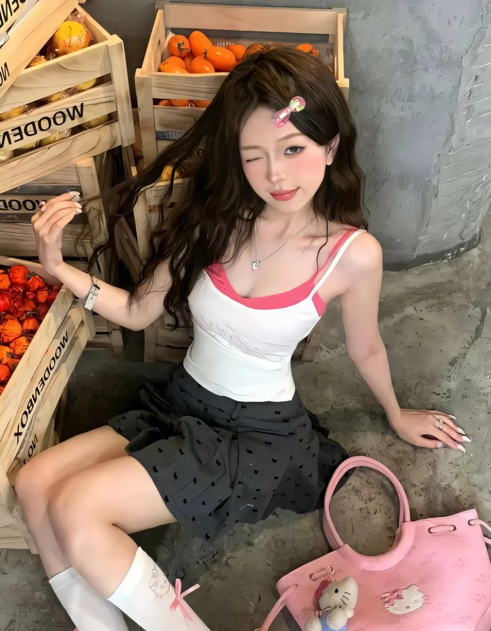 anh gai xinh mac vay xep ly ngan 3