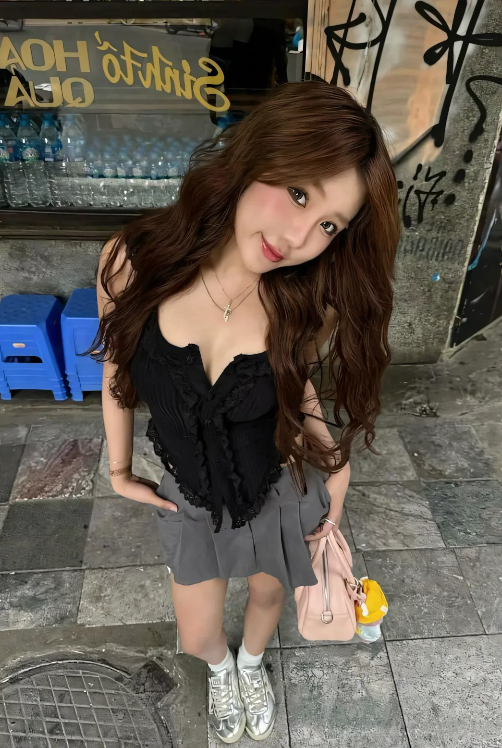 anh gai xinh mac vay xep ly ngan 6