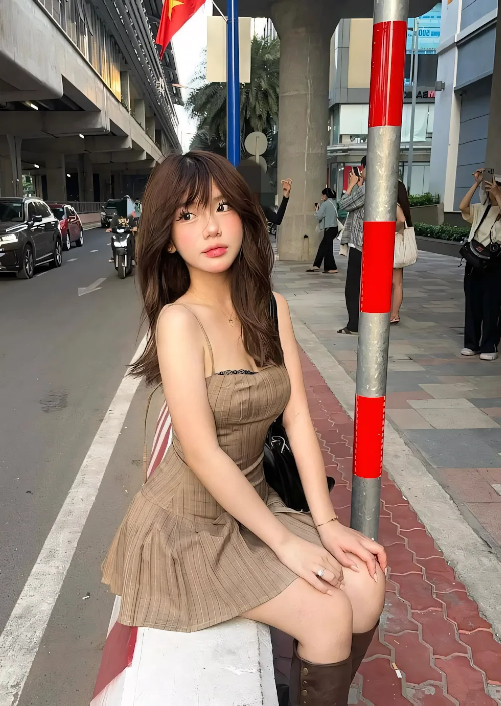 Ảnh Gái Xinh Mặc Váy Ngắn Khoe Dáng Chuẩn Vạn Người Mê 20 anh gai xinh mac vay xep ly ngan 7