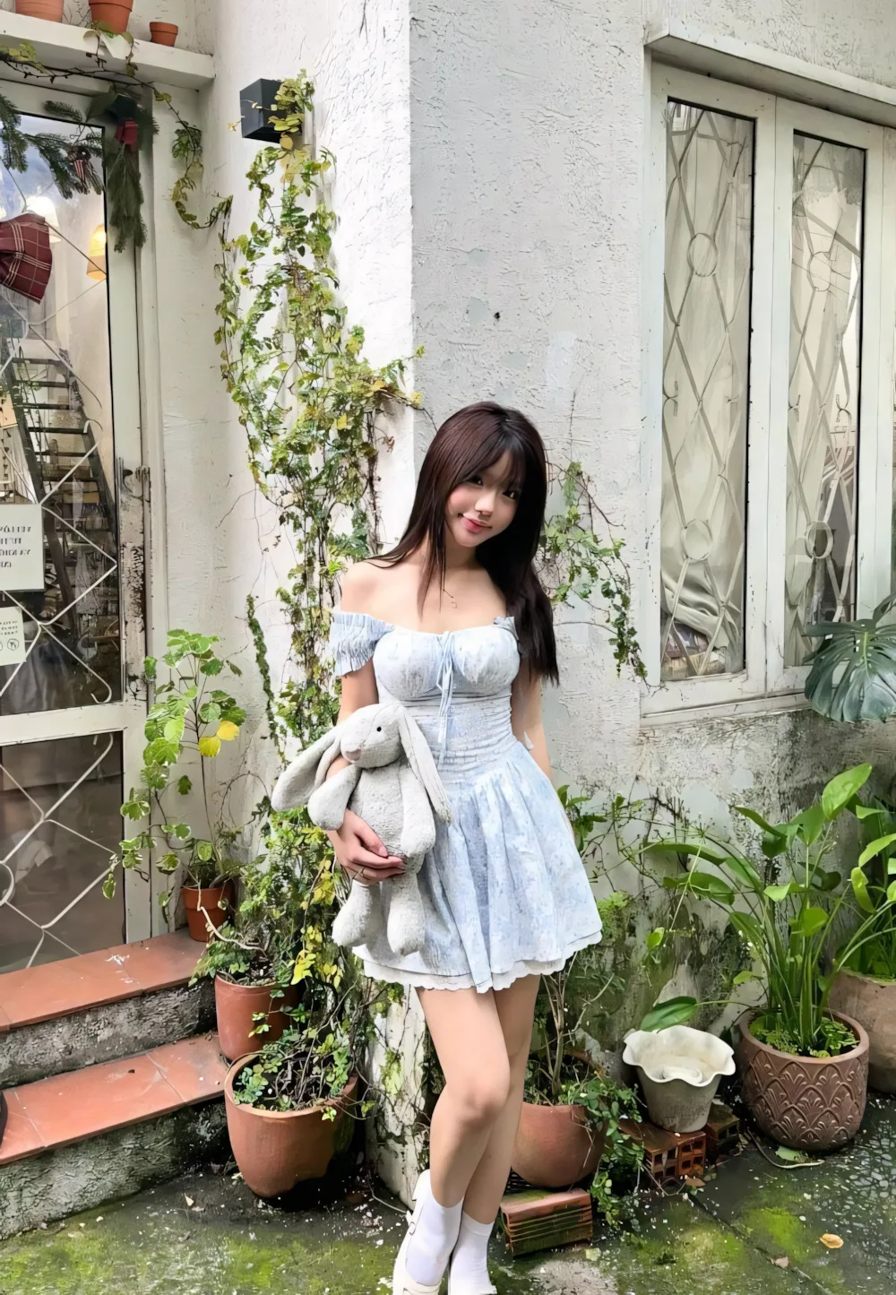 anh gai xinh mac vay xep ly ngan 8