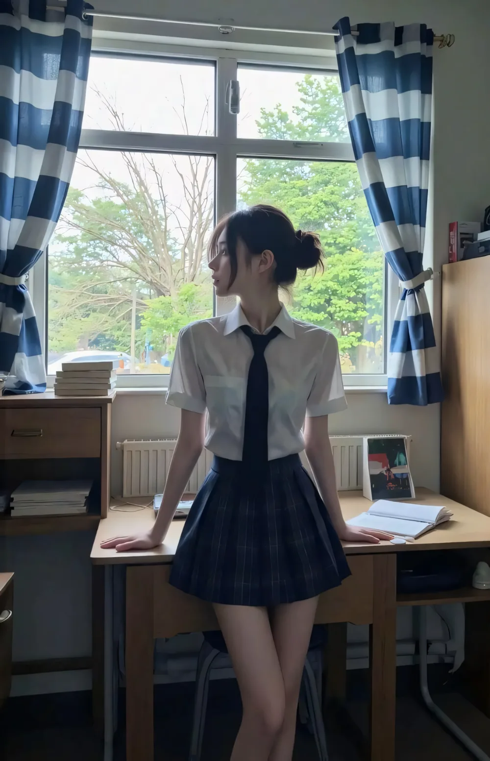 anh nu sinh mac vay ngan 2